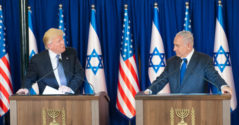 Trump and Netanyahu meet, Nov. 2017. Photo credit: White House.