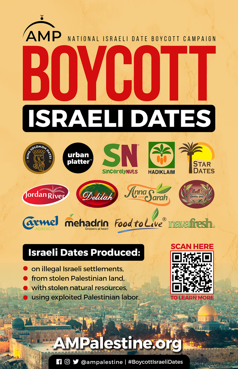 National boycott of Israeli dates takes off! AMP